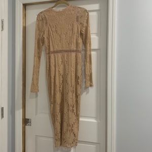 Pretty little things pink lace dress